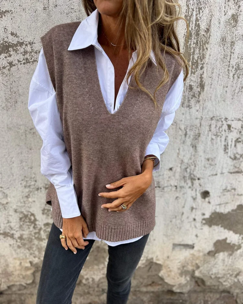 Sofia™ | Elegant Knit Sweater"