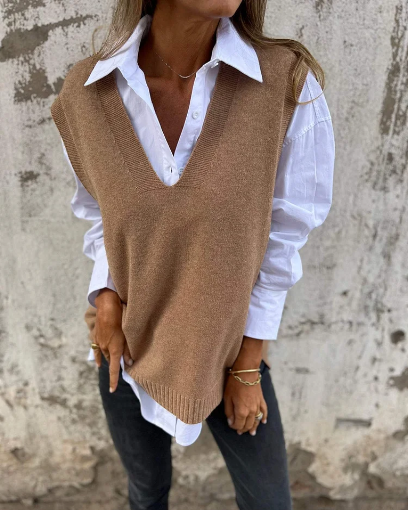 Sofia™ | Elegant Knit Sweater"