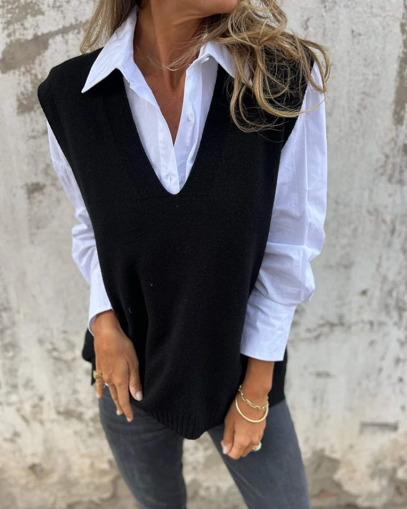 Sofia™ | Elegant Knit Sweater"